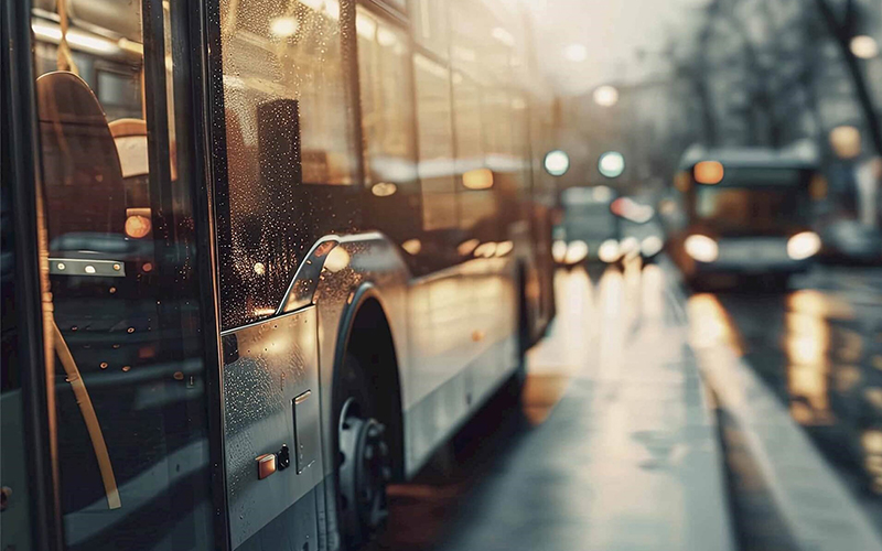 Fire suppression systems for buses and coaches